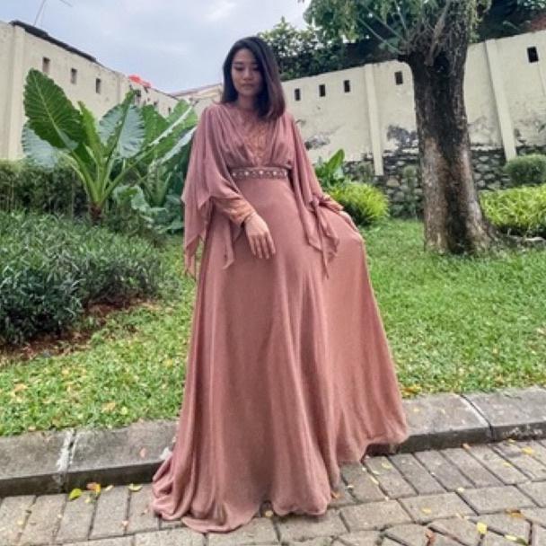 BIG SALE Vanesha Margaretta - 650/ Aulia Dress/ Busui Friendly / Fashion wanita/ Bahan Ceruty. Dress