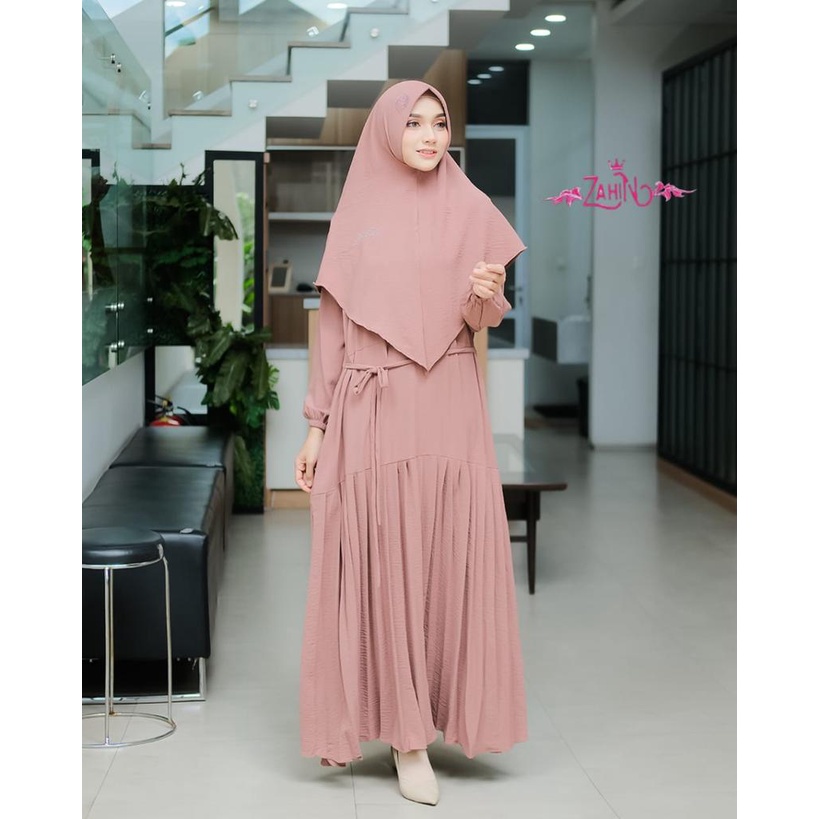 GAMIS AMEENA LIORA ZAHIN SET KHIMAR SYARI MUSLIMAH FASHION STYLE MODIS MODERN WANITA HQ OOTD