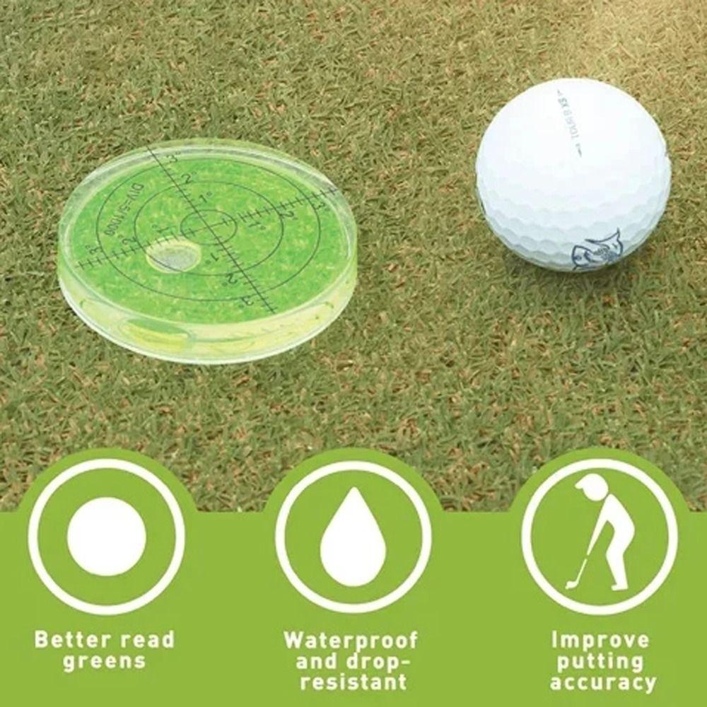 Pineapple Circular Bubble Level Reader Universal Pro Putt Green Reader Alat Ukur