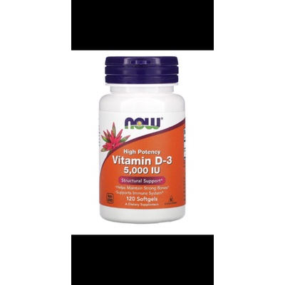NOW vitamin D-3 5000ui