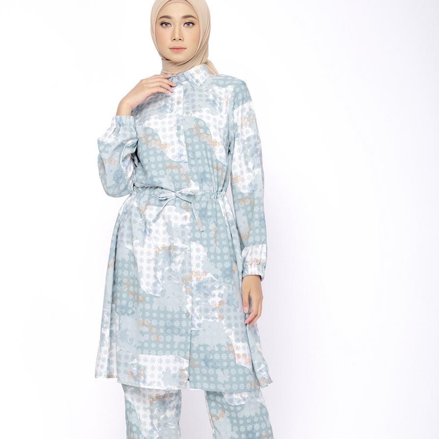 ◌ BIA By Zaskia Mecca - Queen Mint Tunik - Islamic Journey In Europe - Edisi Denmark Sarimbit ◙