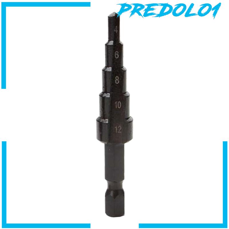 [Predolo1] Mata Bor Step Alur Lurus Drilling Power Tools Untuk Fibreglass Tembaga