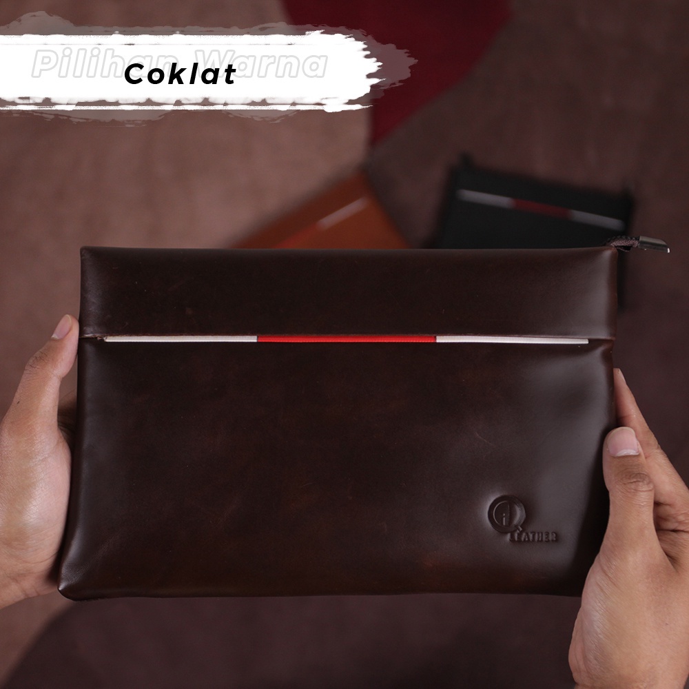 Tas Clutch Bag Kulit Asli Handbag Kulit Tas Tangan HB06
