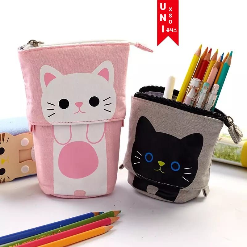 

Terlaris ✨ -Unixso kotak pencil model tarik panjang pendek pencil case lucu imut- 2.2.23
