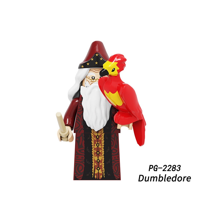 Harry Potter Dumbledore Pomona James Potter Minifigures Hogwarts Lily Griphook Ilmu Sihir Witchrdry ​Figura Mini