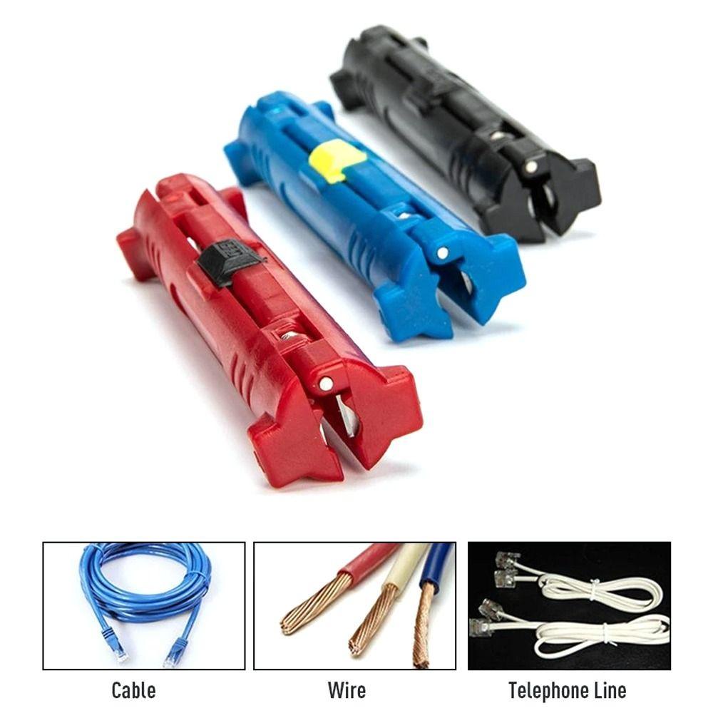 Populer 2PCS Pengupas Kabel Listrik Portable Pen Rotary Multi-Fungsi Stripping