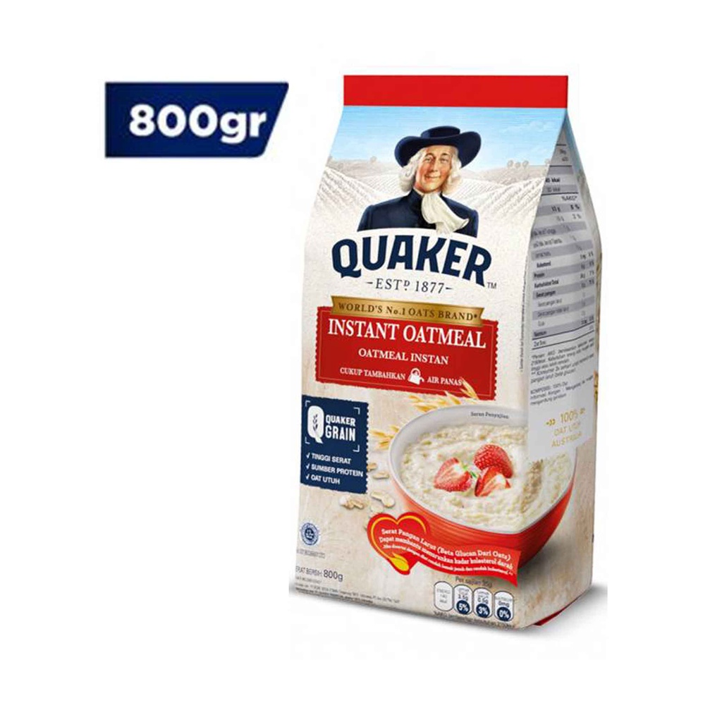 QUAKERS OATS INSTANT/ OATMEAL 800g/ QUAKER GRAIN