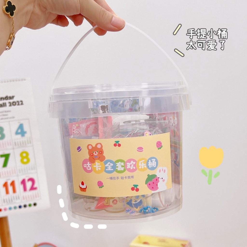 Paket DIY key chain akrilik cute dekorasi kpop keychain gantungan kunci
