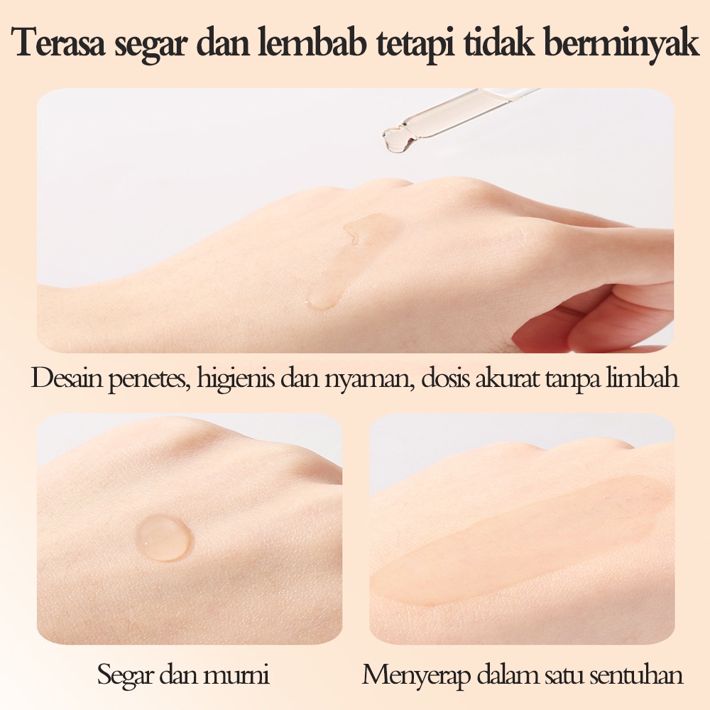 Serum wajah anti aging Serum anti aging Pemutih wajah glowing 30ml Serum whitening glowing Lifting serum Hyaluronic acid serum Niacinamide mengencangkan Pemutihan dan pelembab