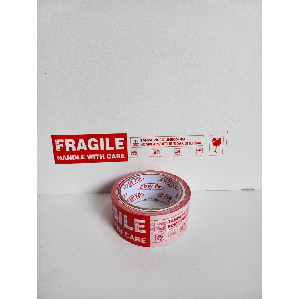 

Lakban Merah Jangan DiBanting l Lakban Fragile 2 inch