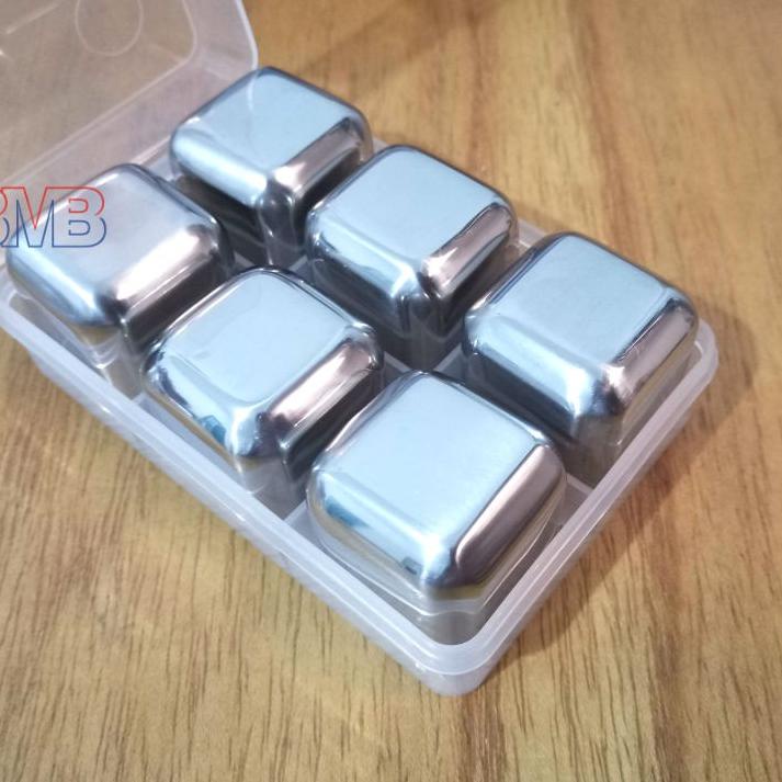 

12.12 ✨Promo✨ ENAM Es Batu Stainless Steel Ice Cube 