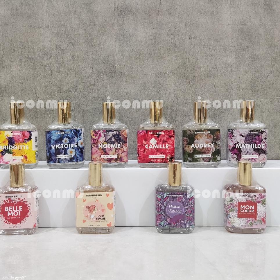 ✷ BrunBrun Paris Parfum EDP Veriperi & EDT Ukuran 33 ml - Lollipop / Jolie Fleur / Femme Cherie / Hi