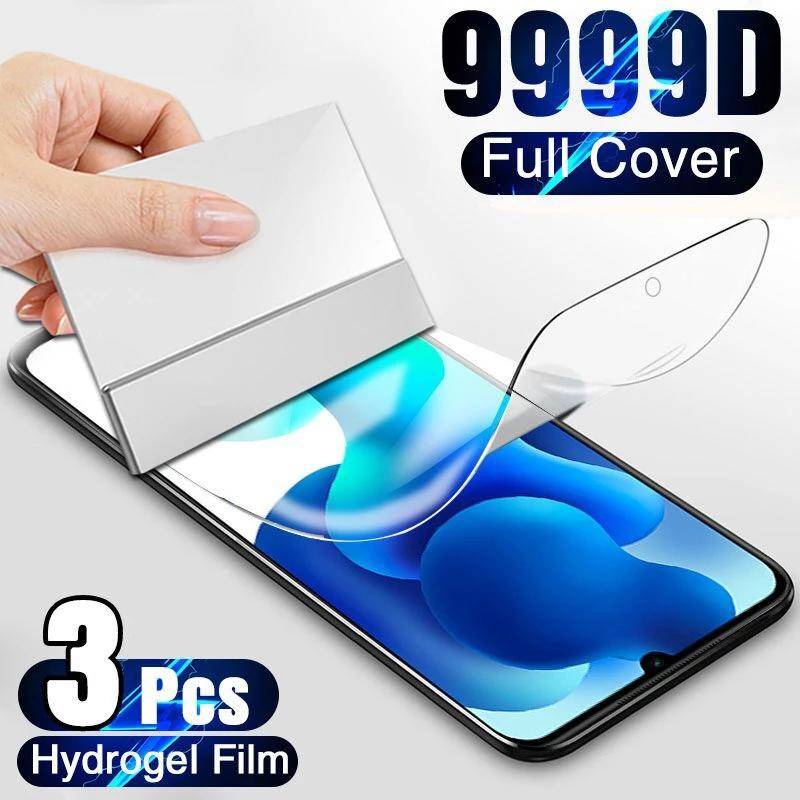 3pcs Hydrogel Film Untuk Huawei P50 P40 P30 P20 Pro Lite Plus 5G 2019film Pelindung Layar Untuk Huawei P Smart S Z2019 2020 2021