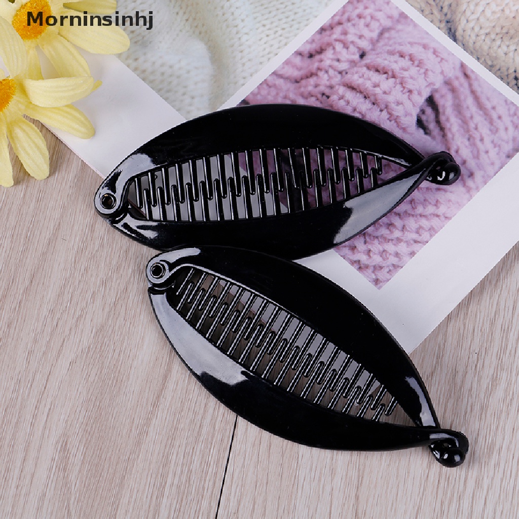 Mornin Lady fish shape hair claw clips banana Klip Jepit Jepitan id