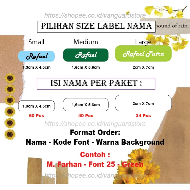 CUSTOM NAMA LABEL SERAGAM SEKOLAH PESANTREN STIKER KAOS SABLON SETRIKA NAME TAG LAUNDRY