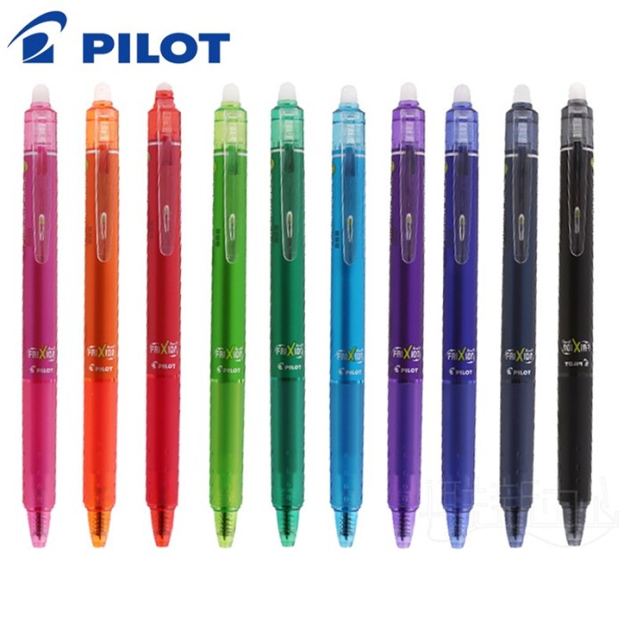 

Pulpen / Pena / Ballpoint Pilot Frixion Clicker 0.5 mm BLRT-FR5 Extra Fine Point Tip - Tinta Erasable Dapat Dihapus