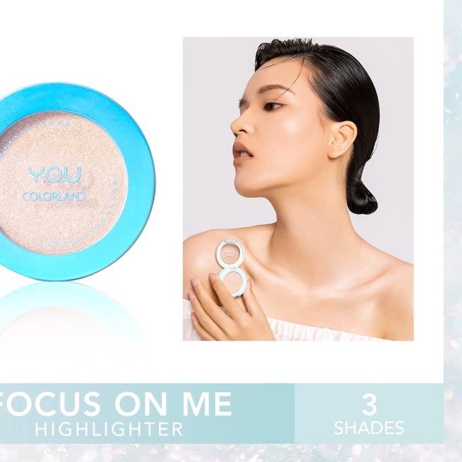 ✽ YOU Colorland - Focus On Me Highlighter / Highlighter You ( YOU MAKEUPS OFFICIAL STORE ) ❁