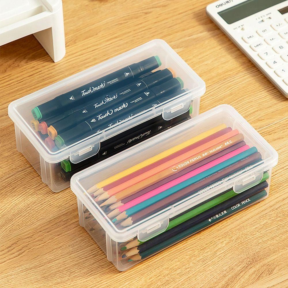 Kotak Penyimpanan Nanas Portable Desktop Organizer Kapasitas Besar Tempat Pensil