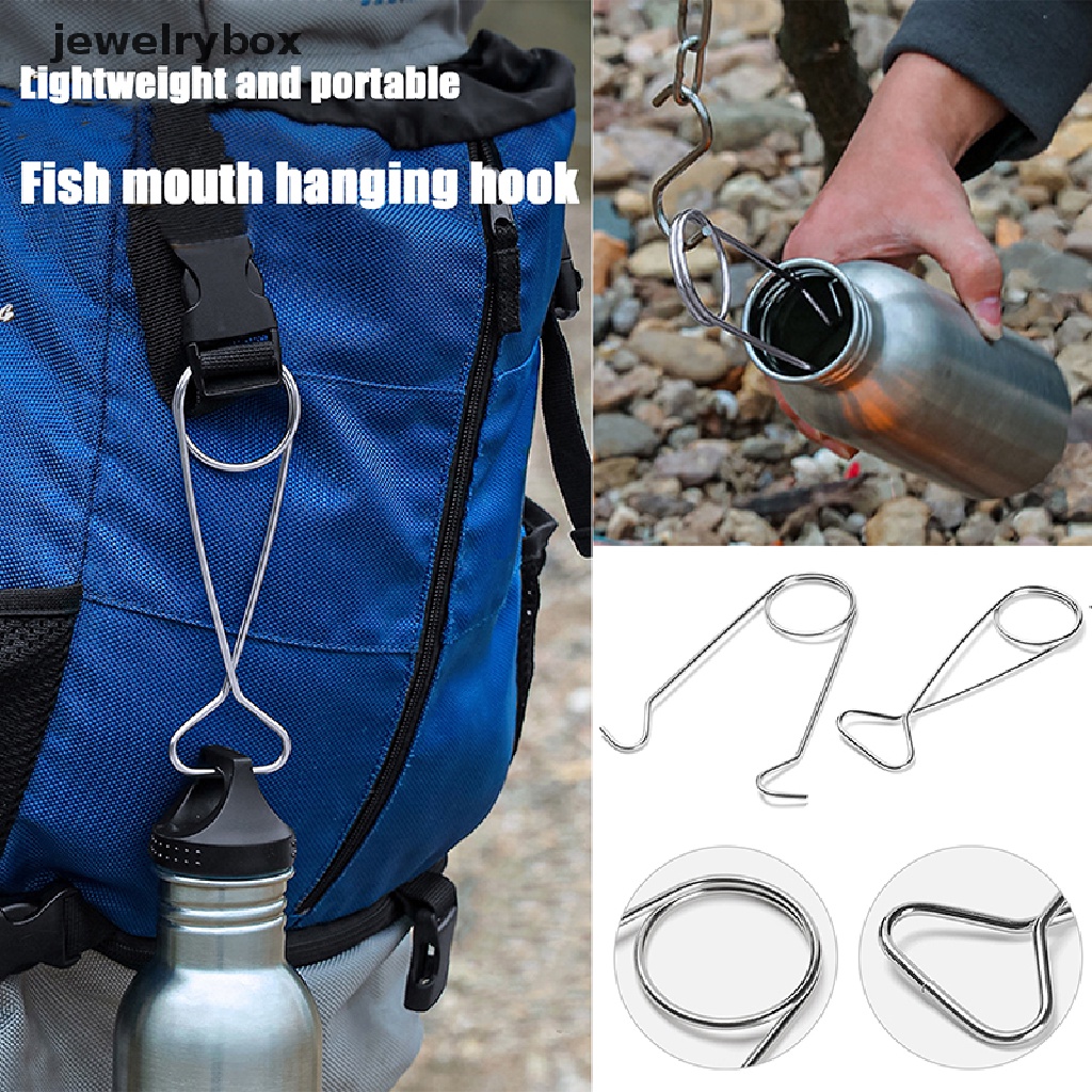 [jewelrybox] Alat Perangkat Decoupling Mulut Ikan Bahan Stainless Steel Portabel Untuk Butik Luar Ruangan
