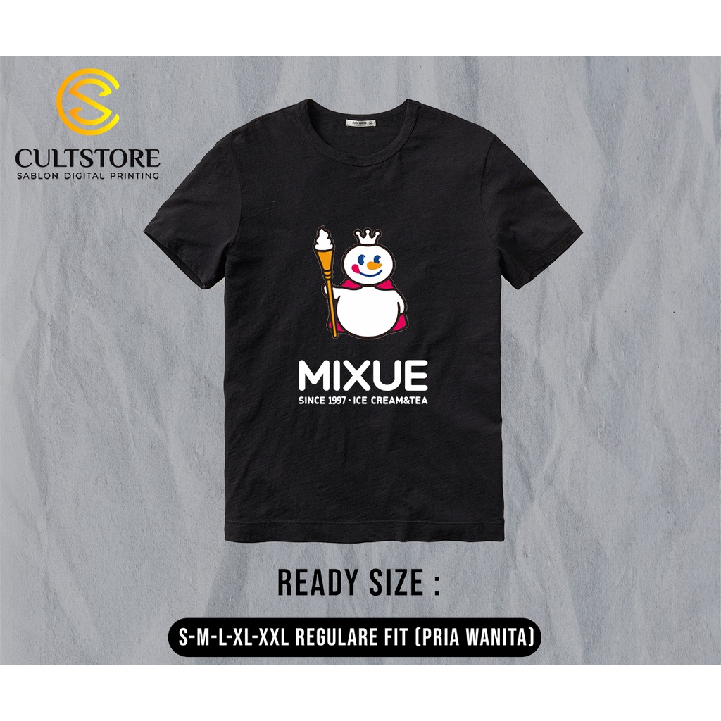 KAOS MIXUE KAOS VIRAL es cream UNISEX PRIA WANITA