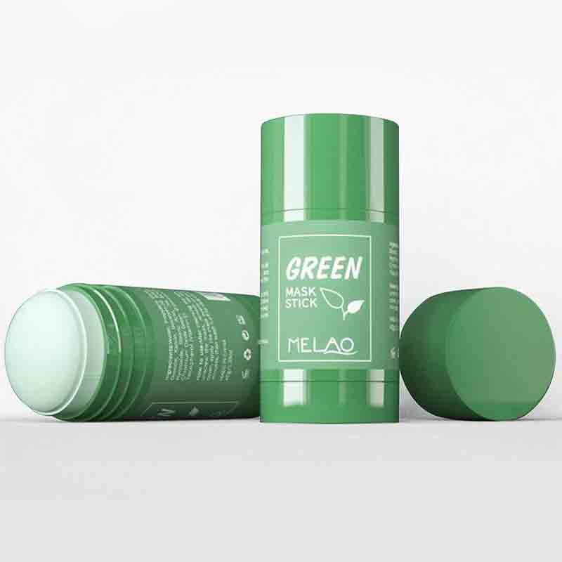 (READY &amp; ORI) MELAO GREEN MASK STIK CLEAN PORES OIL CONTROL MASKER WAJAH - 40GR