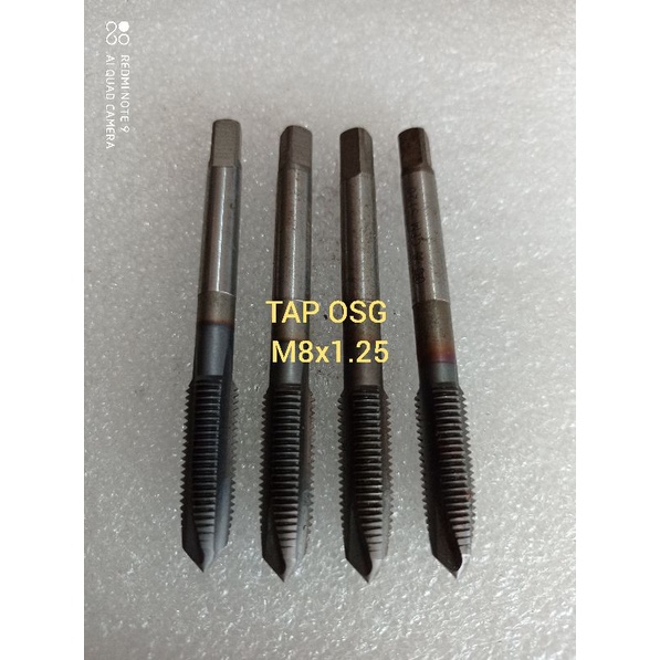 tap m8x1/tap baut 12 drat halus/tap osg bukan yamawa t