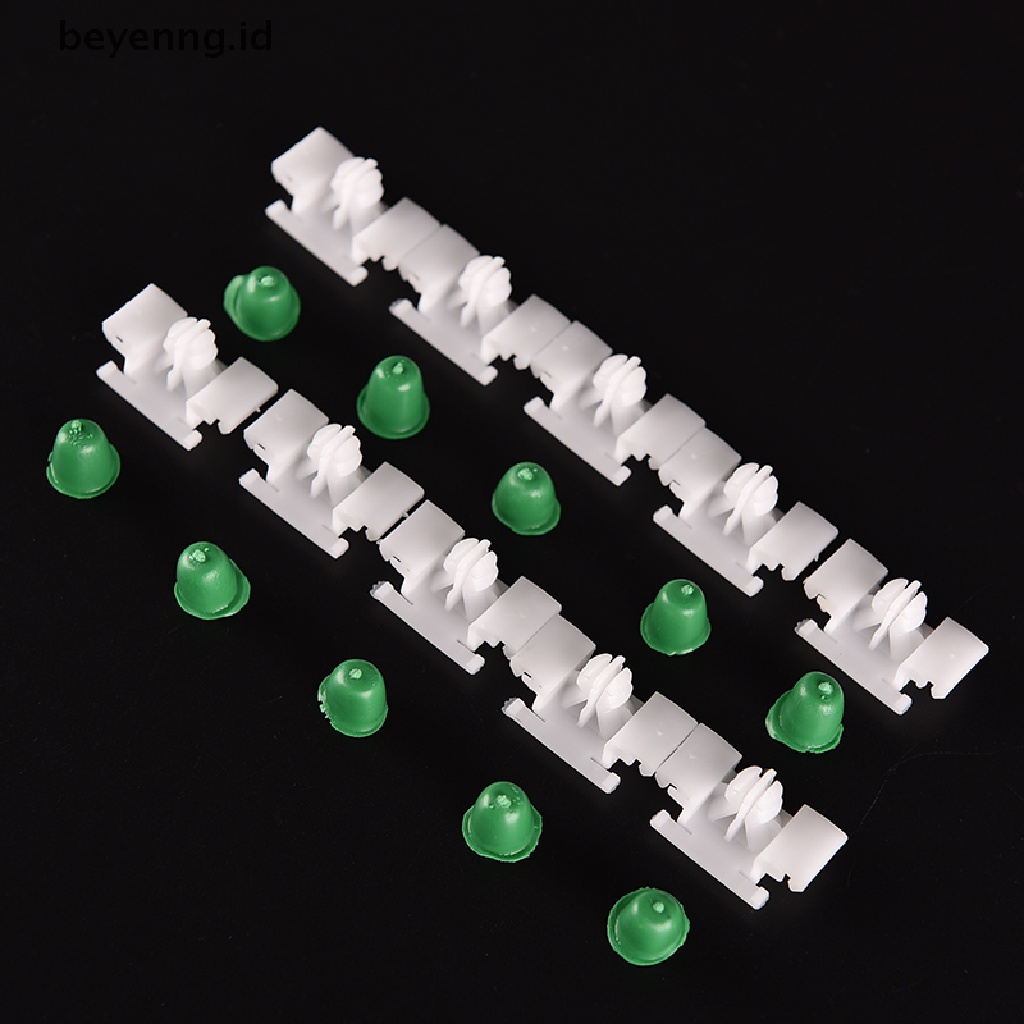 Beyen 10x Exterior Door Side Fender Body Fastener Molding Trim Clips Untuk BMW E46 E36 ID