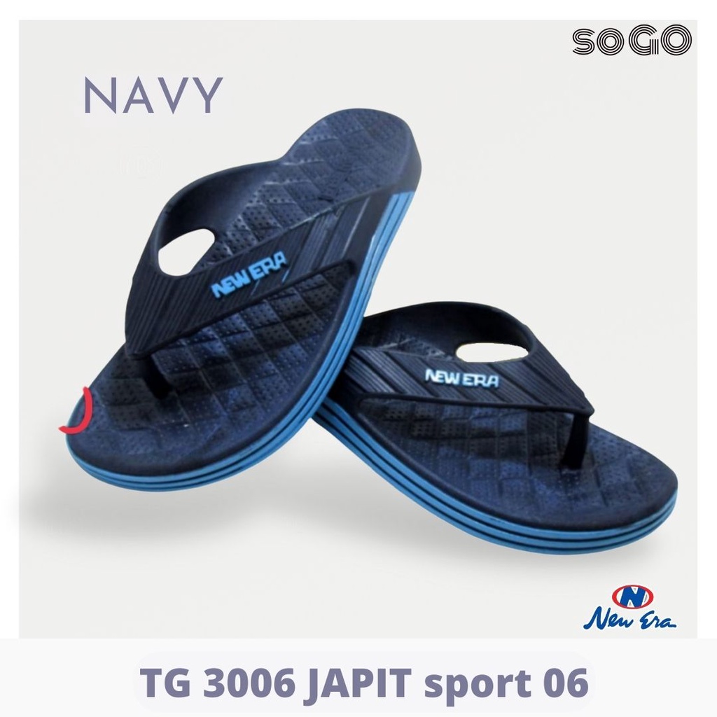 sogo New Era TG 3006 JAPIT sport 06 Sandal Japit Karet Anak Laki-Laki Sendal Pria Anti Slip Original