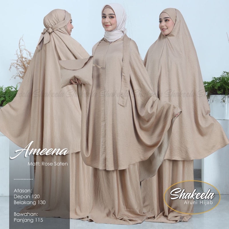 Mukena ameena mutia | Mukena French