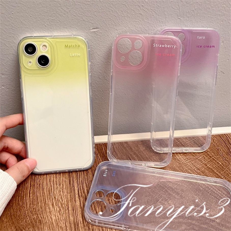 Samsung A13 A12 A53 A03S A03 A73 A23 A52 A51 A71 A50 A30S A50S A20 A30 A11 A10 A21S A70 A42 Soft Case TPU Warna Gradasi Untuk