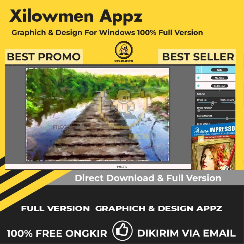 [Full Version] JixiPix Artista Impresso Pro Design Graphics Lifetime Win OS