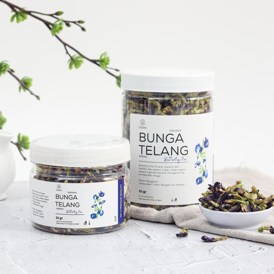 

(♥C6369] Teh Bunga Telang Kering Organik / Butterfly Pea Organic