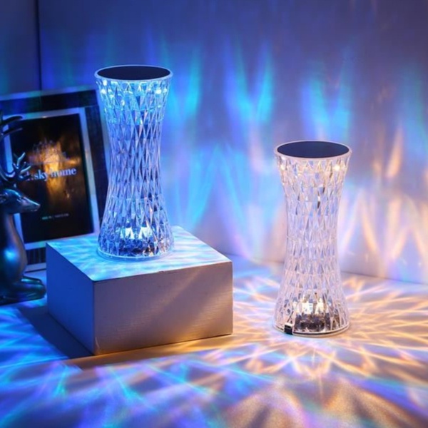 ☀ACCBAYI.ID☀ ACC0098 Lampu Hias LED Crystal Diamond Lampu Meja Kristal