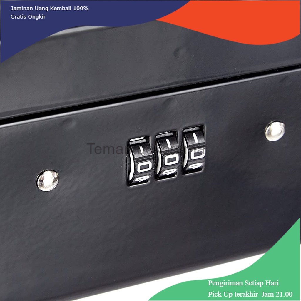 TD- TMP TaffGUARD Brankas Kotak Uang Perhiasan Cash Safebox 3 Digit Password - 146321Z