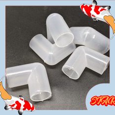 sambungan pipa keni L pipa bening aquarium aquascape LLLLL