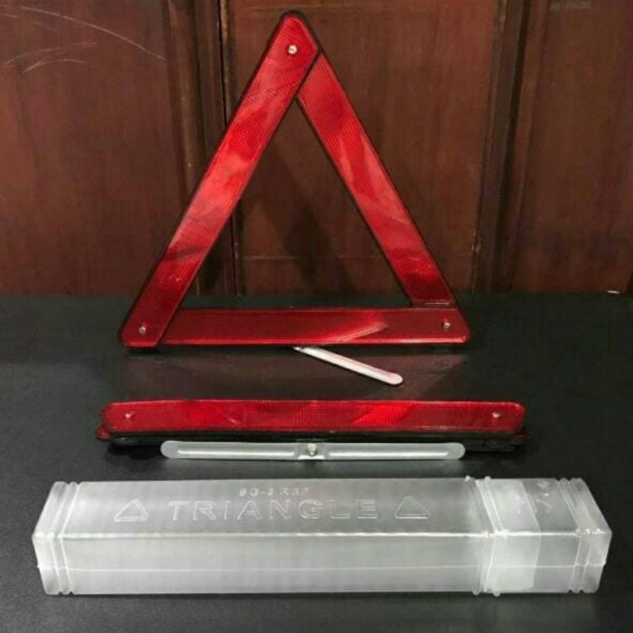 Segitiga pengaman mobil Reflektor Emergency / Triangle Warning Sign Emergency