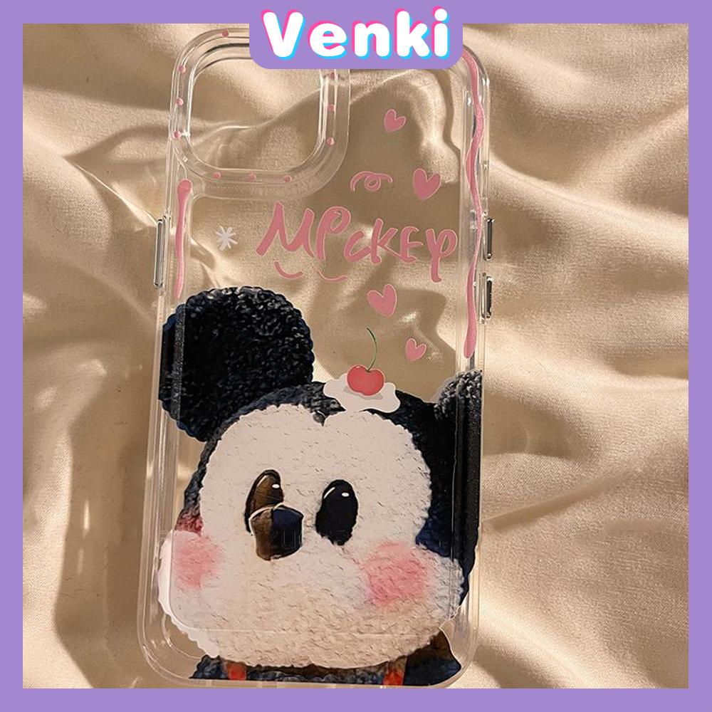 Case For iPhone 11 Soft TPU Transparent Space Case Cute Cartoon Plating Buttons Camera Protection Shockproof For iPhone 14 13 12 11 Plus Pro Max 6 7 8 Plus XR XS