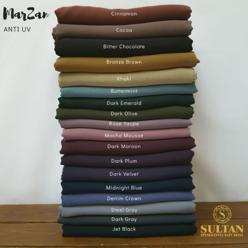 Kain Sultan Mazen anti UV UPF 25 Polos || UV Protection Matterial || Marzan anti UV || Harga 0.5 met