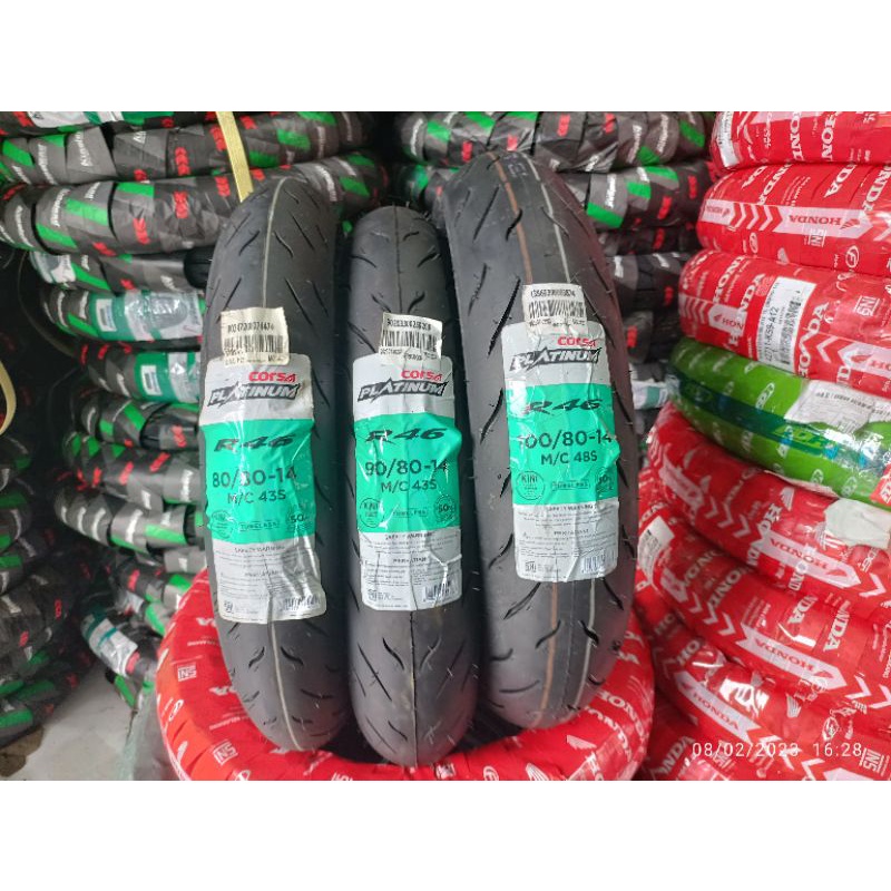 BAN CORSA PLATINUM R46 Soft Compound UK.(80/80.14 90/80.14 100/80.14) free Pentil