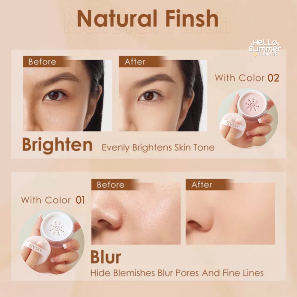 FINE POWDER Bedak Tabur Pengontrol Minyak Oil Control Free Matte Finish