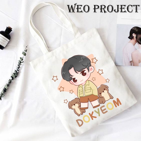 TOTE BAG KANVAS MURAH / TOTE BAG WANITA / TOTE BAG MOTIF SEVENTEEN