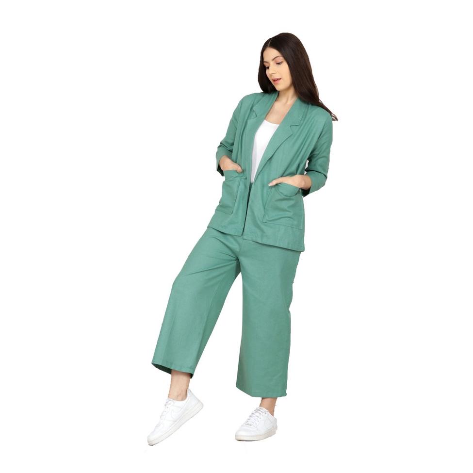 Termurah Milkan To Infinity - AMANDA Blazer Setelan Wanita Bahan n Rami
