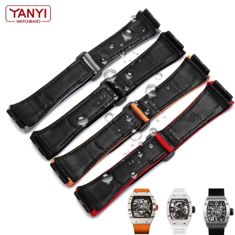 Tali strap jam tangan Richard mille Richardmille Nylon Canvas