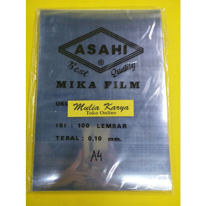 

[[JNT COD]] Plastik Mika Film A4 Cover Jilid ASAHI 0.10 full