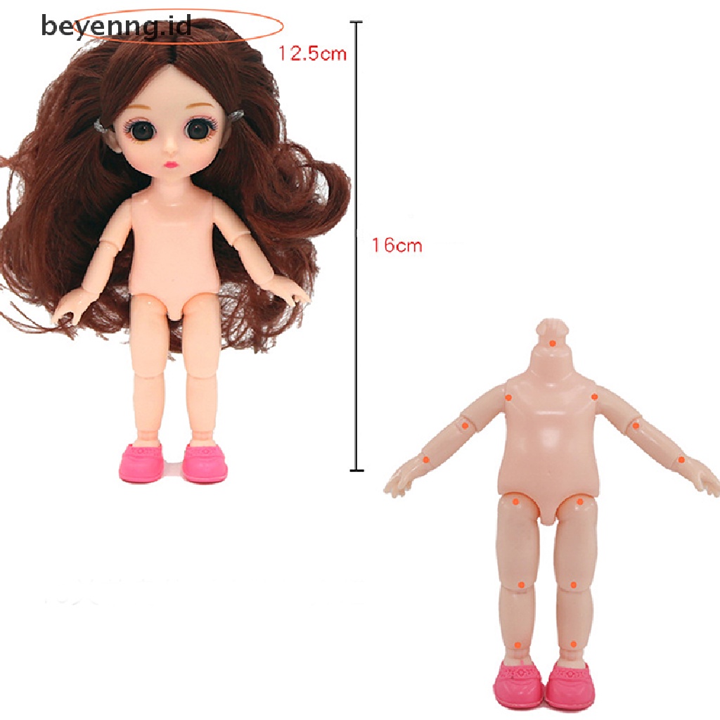 Beyen BJD 16CM Baju Boneka Casual Fashion Princess Baju Setelan Aksesoris Baju ID