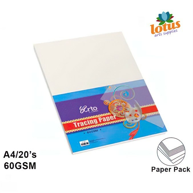 

Scetch Arto Tracing Paper / Kertas Kalkir A3 - 60 Gsm - 20S