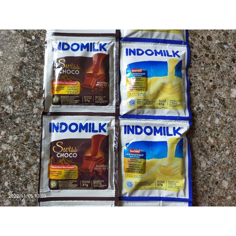 indomilk kental manis sachet isi 6*37gr