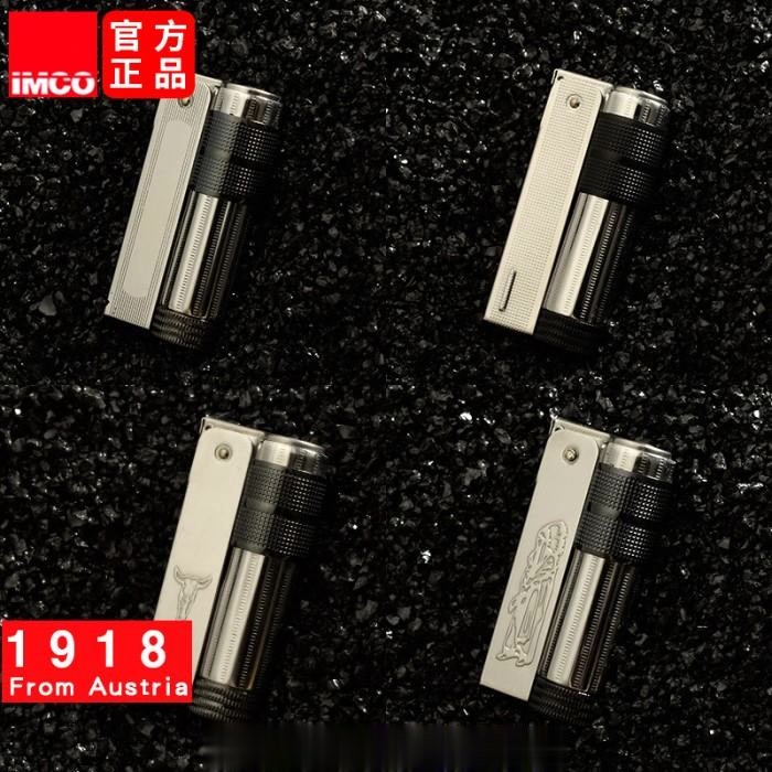 IMCO 6700 Silver Black Korek Api Ori Austria Dua Warna