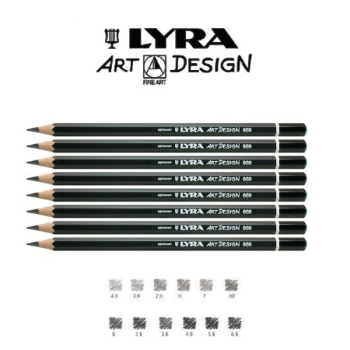 

Lyra Rembrandt Art Design 669 Graphite Pencils - SATUAN - H