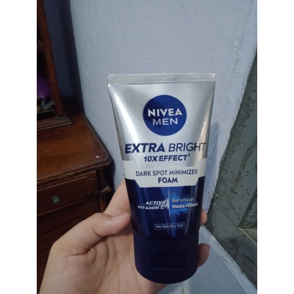 NEW Facial wash nivea man extra white Murah gratis ongkir